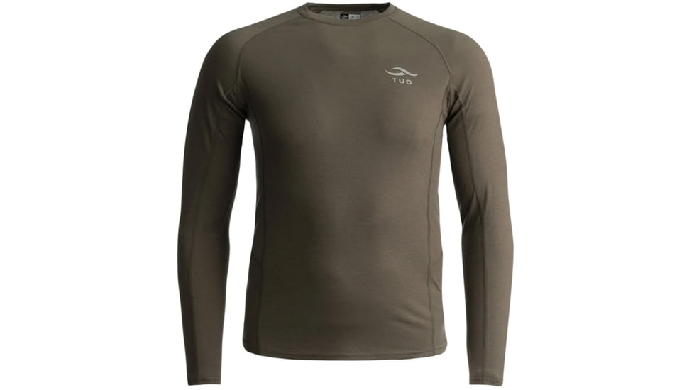 TUO Kinetic Merino 150 LS Crew Shirt - Men's, Medium, Deadfall, 1409366