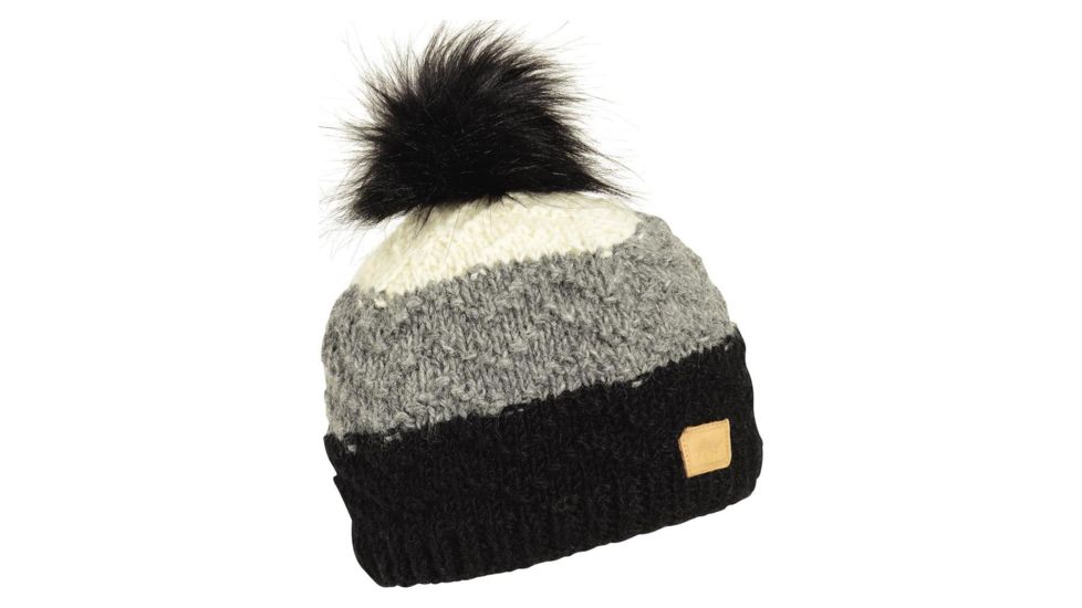 Turtle Fur Dhanvi Pom Beanie, Black, 752155-101