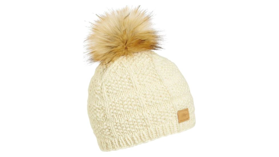 Turtle Fur Dhonu Pom Beanie, White, 752055-102