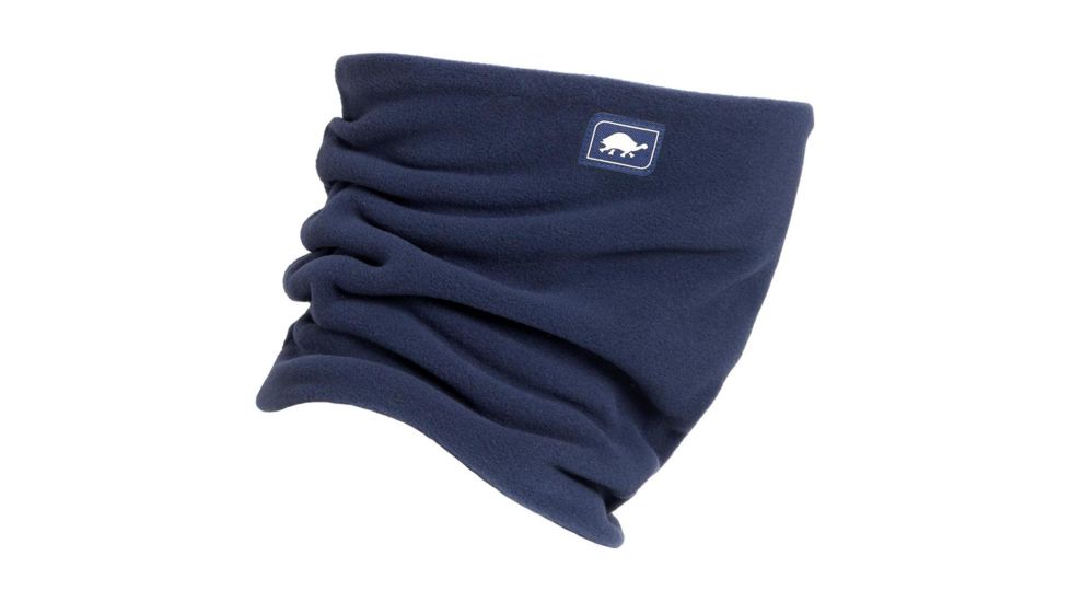 Turtle Fur Micro Fur Double-Layer Neck Gaiter, Navy, 12803-105