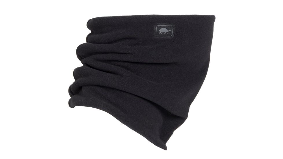 Turtle Fur Micro Fur Double-Layer Neck Gaiter, Black, 12803-101