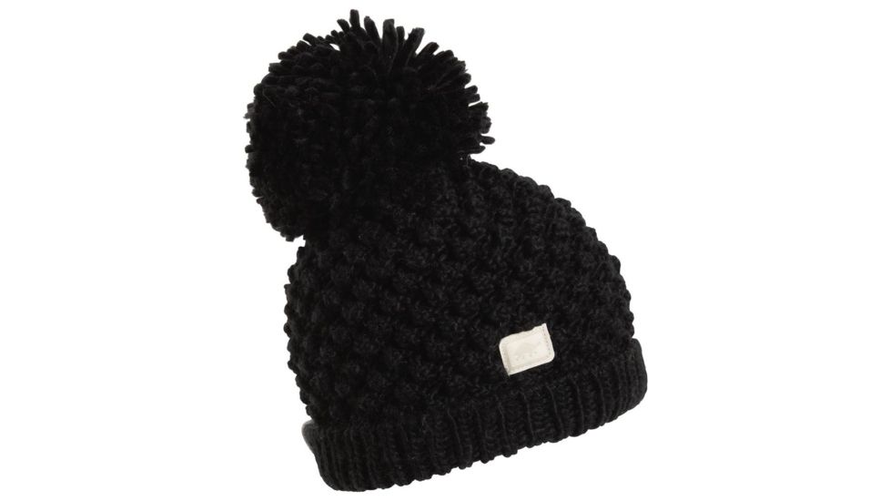 Turtle Fur Pop Up Beanie - Womens, Black, 686155101