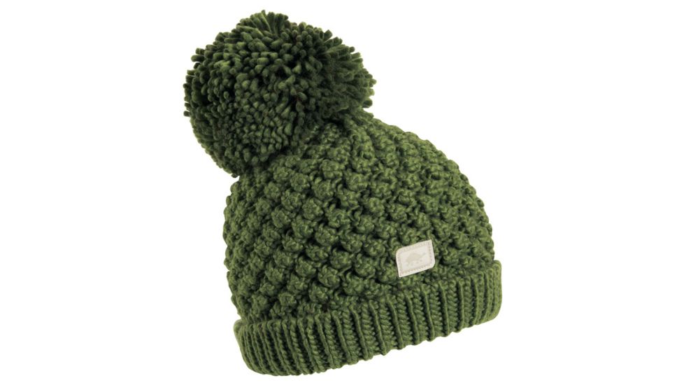 Turtle Fur Pop Up Beanie - Womens, Moss, 686155271