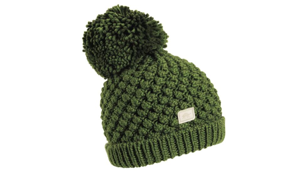 Turtle Fur Pop Up Beanie - Womens, Moss, 686155271