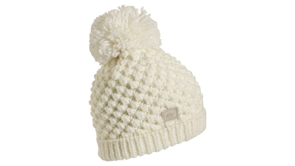Turtle Fur Pop Up Beanie - Womens, White, 686155102