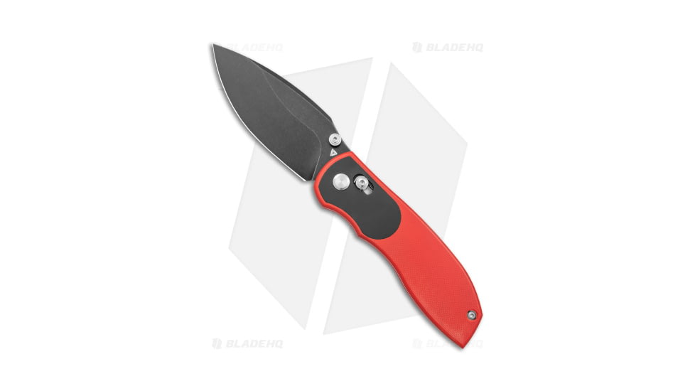 Tuya Knife Big Belly Slide Folding Knife, 3.50in, 154CM, Drop Point Blade, G-10, Red Handle, Red/Black, 7.50 inch, BHQ-174119