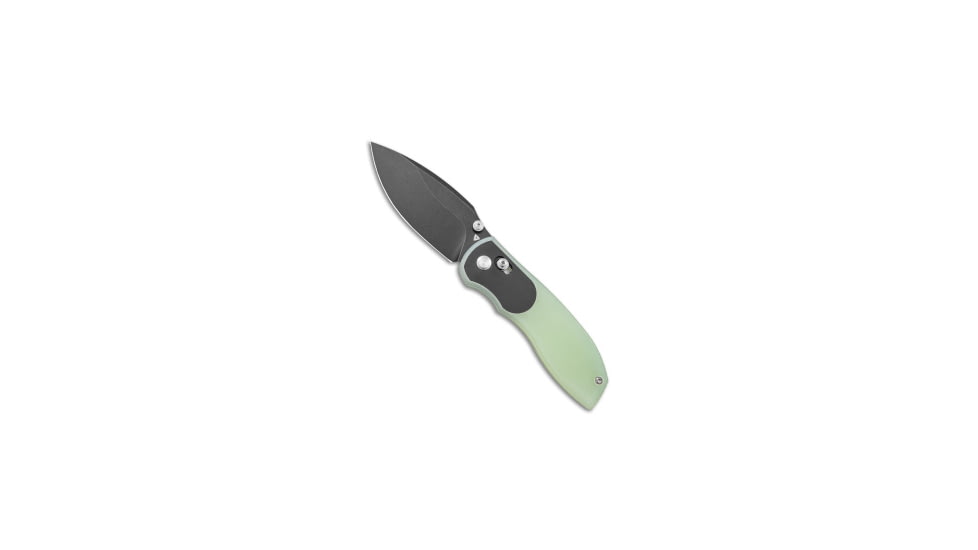 Tuya Knife Big Belly Slide Folding Knife, 3.50in, 154CM, Drop Point Blade, G-10, Jade Handle, Jade/Black, 7.50 inch, BHQ-174120