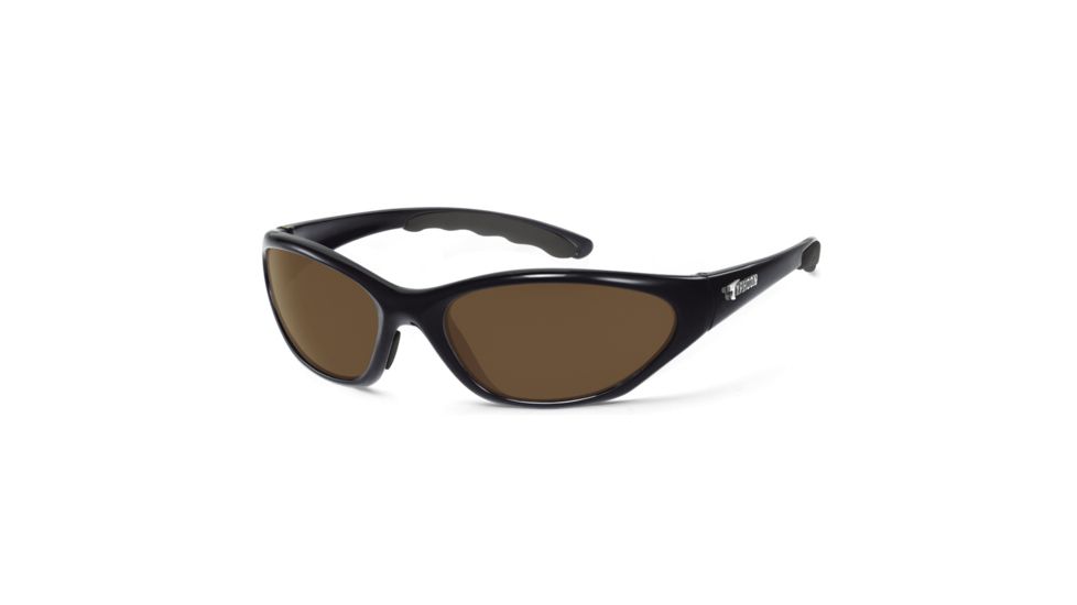 Typhoon River Run Single Vision Rx Sunglasses, Black Frame 917TBKRX