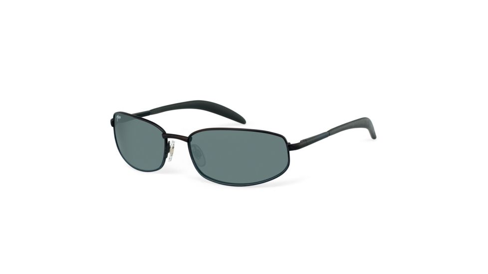 Typhoon Chesapeake Sunglasses - Black Frame, Horizon Grey Polarized Lenses 928TBK