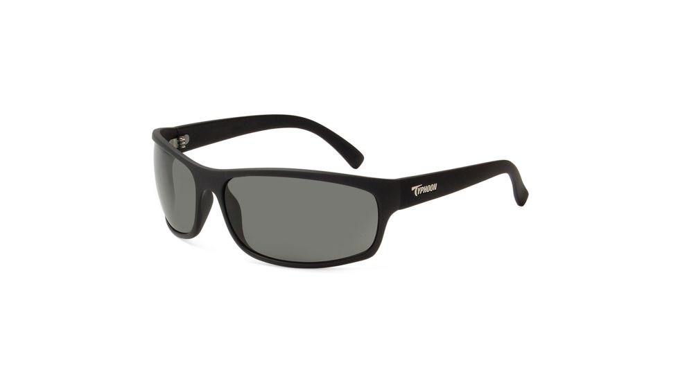 Typhoon Harbor Single Vision Rx Sunglasses, Matte Black Frame 946TMBKRX