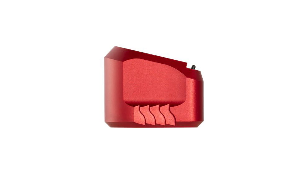 Tyrant CNC 1.0/2.0 Pistol Magazine Extension, Smith &amp; Wesson M&amp;P, 9mm, 5 Rounds, Red, 764046030772-5RD