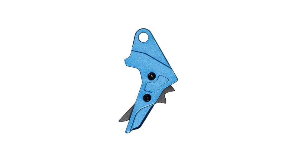 Tyrant CNC 1.0/2.0 Pistol Trigger, Smith &amp; Wesson M&amp;P 9/.40/9c/.40c, Blue/Black, TD-MPTRIG-FSC-BLUE/BLK