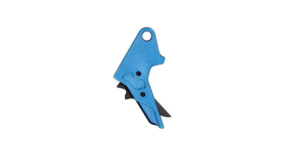 Tyrant CNC 1.0/2.0 Pistol Trigger, Smith &amp; Wesson M&amp;P 9/.40/9c/.40c, Blue/Black, TD-MPTRIG-FSC-BLUE/BLK