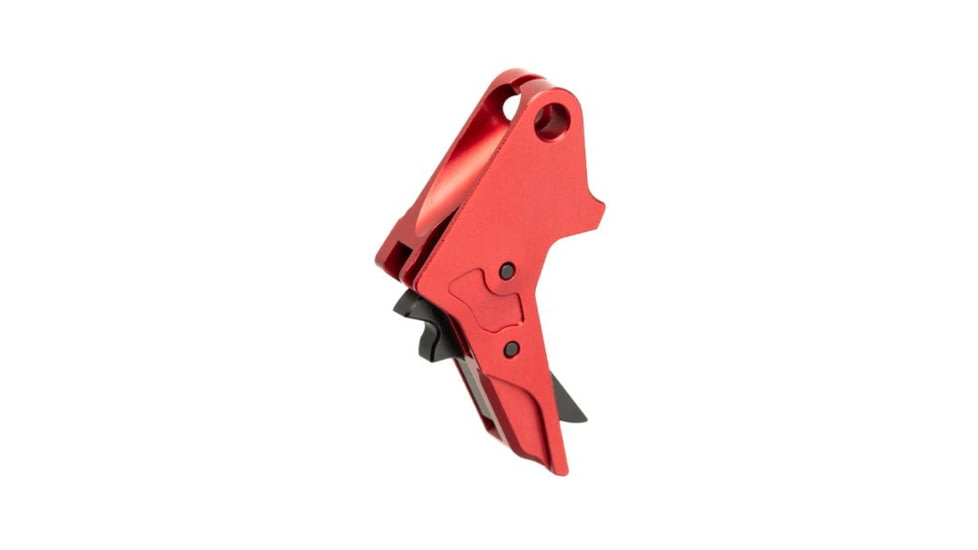 Tyrant CNC 1.0/2.0 Pistol Trigger, Smith &amp; Wesson M&amp;P 9/.40/9c/.40c, Red/Black, TD-MPTRIG-FSC-RED/BLK