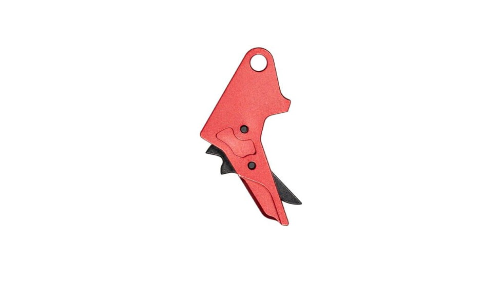 Tyrant CNC 1.0/2.0 Pistol Trigger, Smith &amp; Wesson M&amp;P 9/.40/9c/.40c, Red/Black, TD-MPTRIG-FSC-RED/BLK