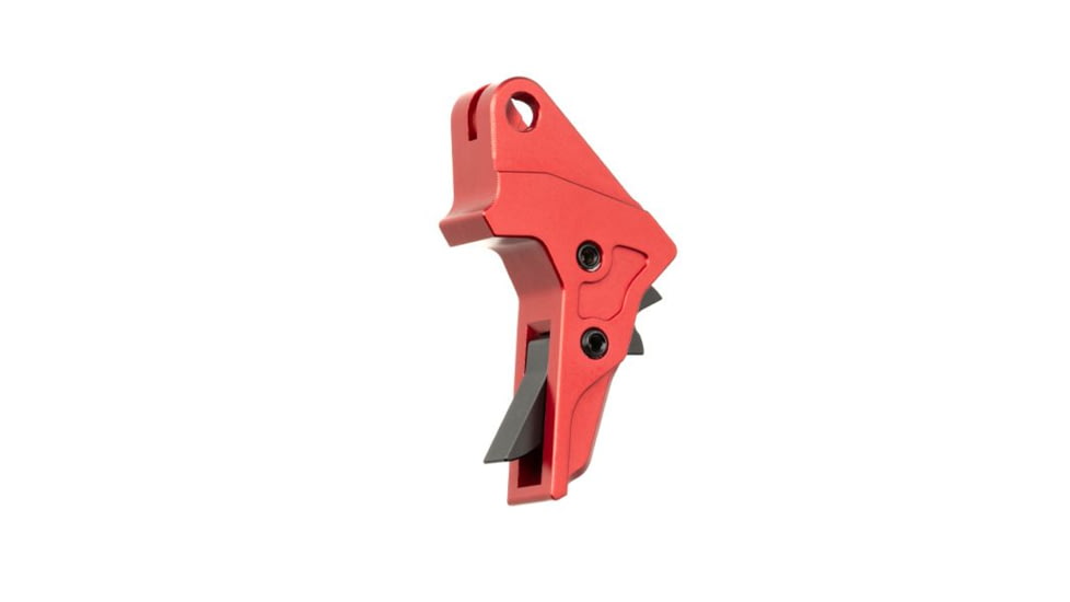 Tyrant CNC 1.0/2.0 Pistol Trigger, Smith &amp; Wesson M&amp;P 9/.40/9c/.40c, Red/Black, TD-MPTRIG-FSC-RED/BLK