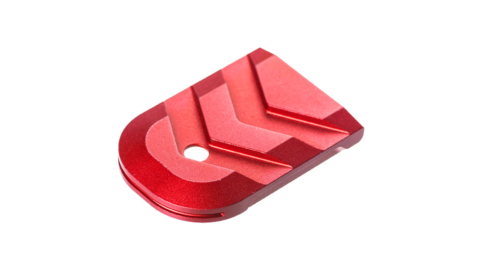 Tyrant CNC Glock 43x/48 Magazine Baseplate, Red, TD-GFP43X-43X/48-Red