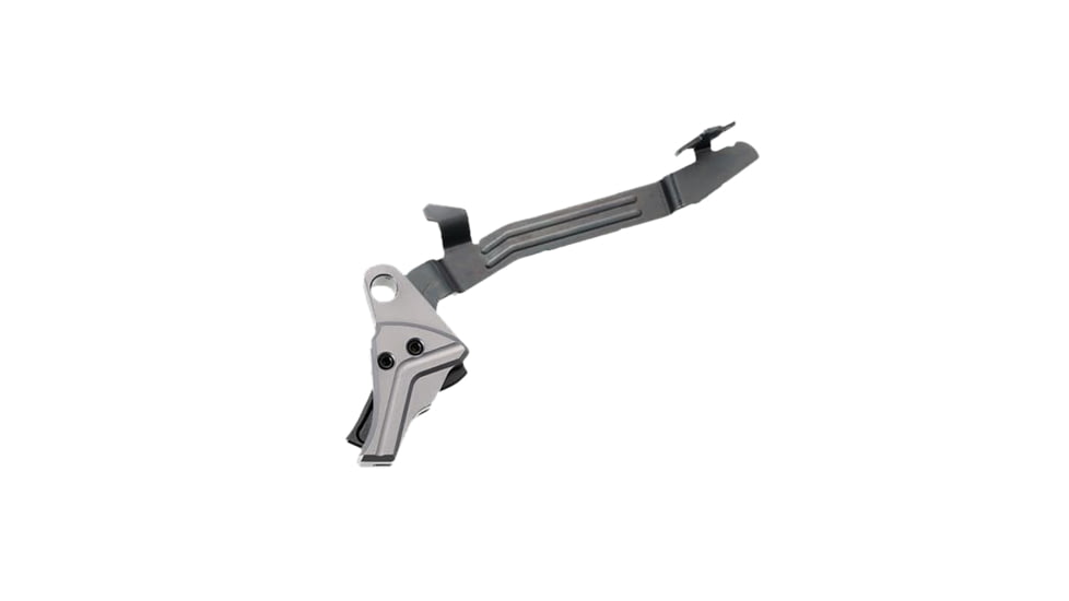 Tyrant CNC I.T.T.S. Pistol Trigger w/ Bar, Glock 43/43x/48, Flat, 3.5lb, Grey/Black, TD-G43TRIG-GREY-BLK-BAR