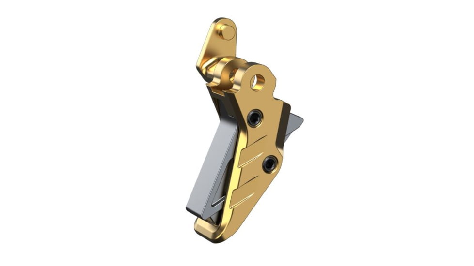 Tyrant CNC Intellifire Pistol Triggerm SIG Sauer P365, Gold Shoe/Grey Hardware, TD-P365-TRIG-Gold-Grey