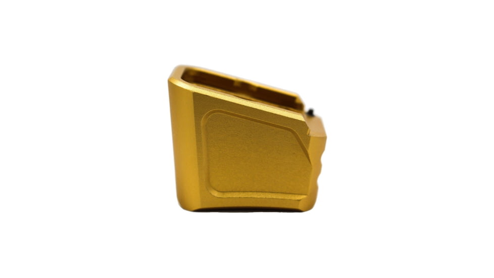 Tyrant CNC 5 Round Glock 17/19x/22/34/45 Magazine Extension, Gold, TD-G17MAGEX-Gold