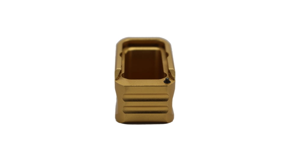 Tyrant CNC 5 Round Glock 17/19x/22/34/45 Magazine Extension, Gold, TD-G17MAGEX-Gold