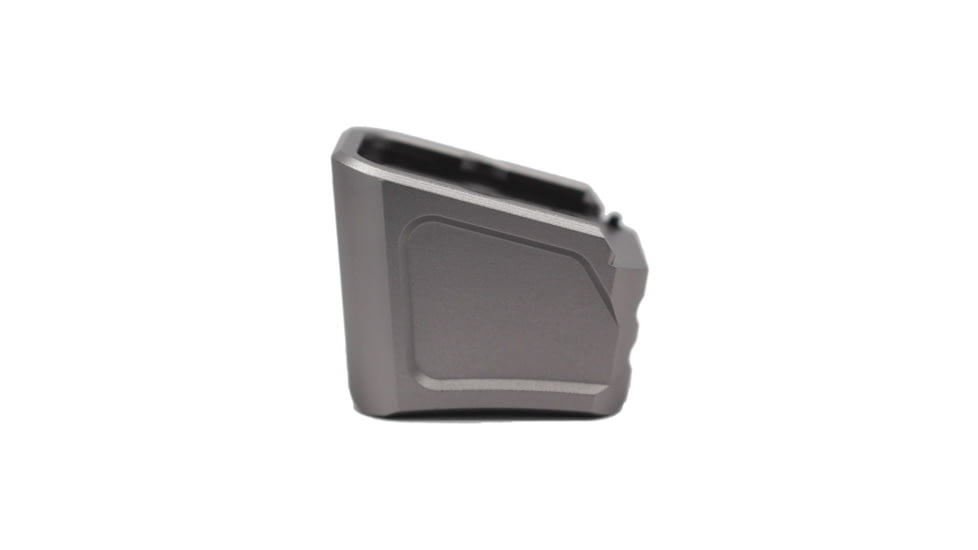 Tyrant CNC 5 Round Glock 17/19x/22/34/45 Magazine Extension, Grey, TD-G17MAGEX-G