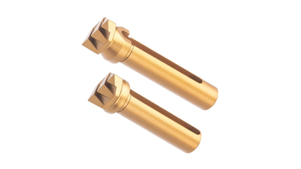 Tyrant CNC AR Enhanced Takedown Pins, Gold, TD-AR15TP-GOLD