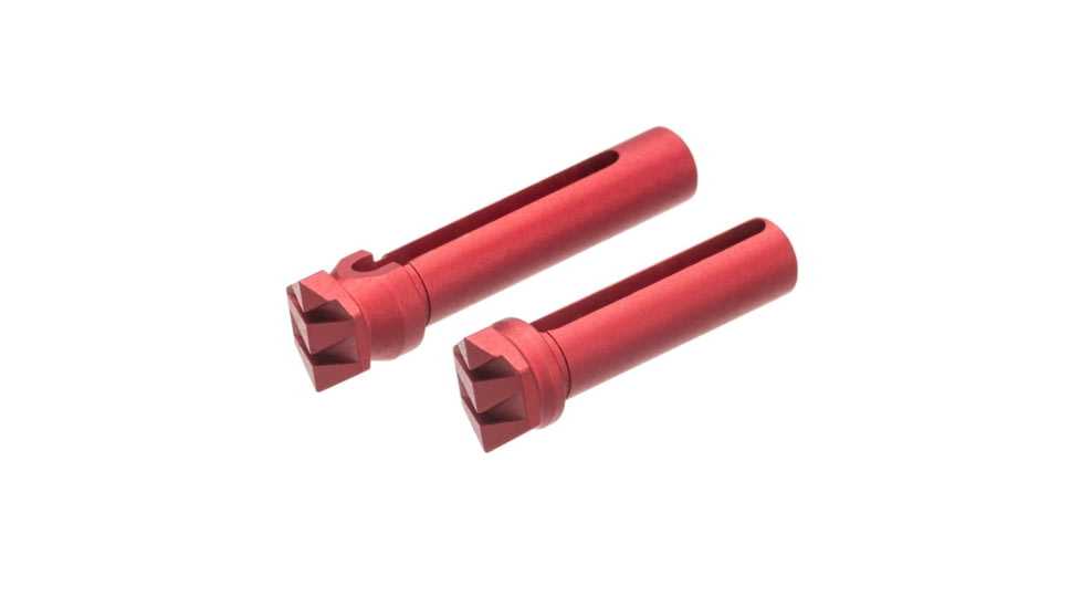 Tyrant CNC AR Enhanced Takedown Pins, Red, TD-AR15TP-RED