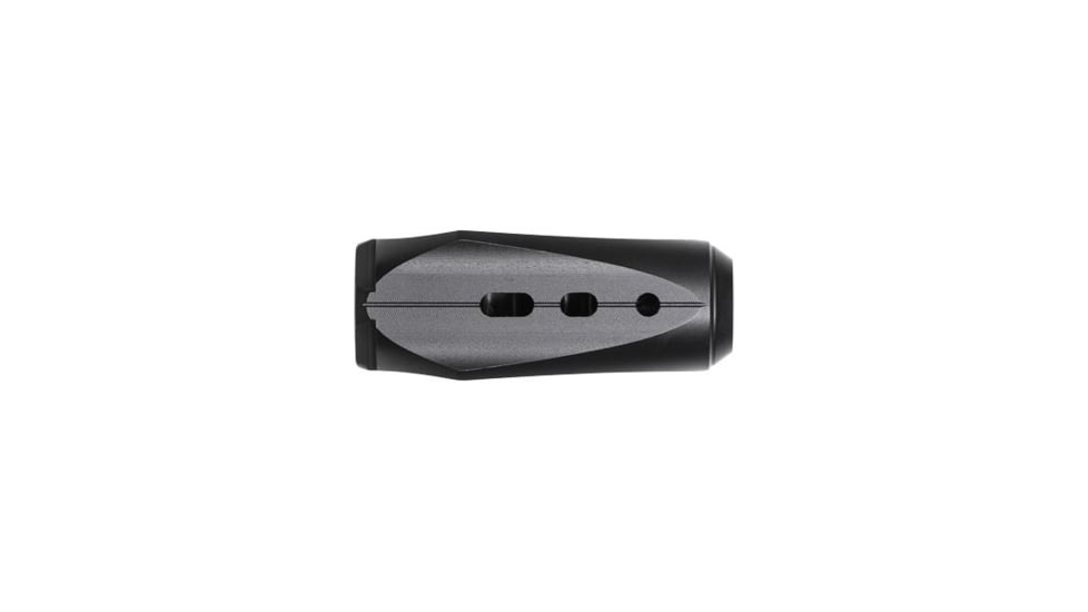 Tyrant CNC CyberBrake Compensating Muzzle Brake, .223/5.56, 1/2x28, Black Chrome, TD-CB223-Black