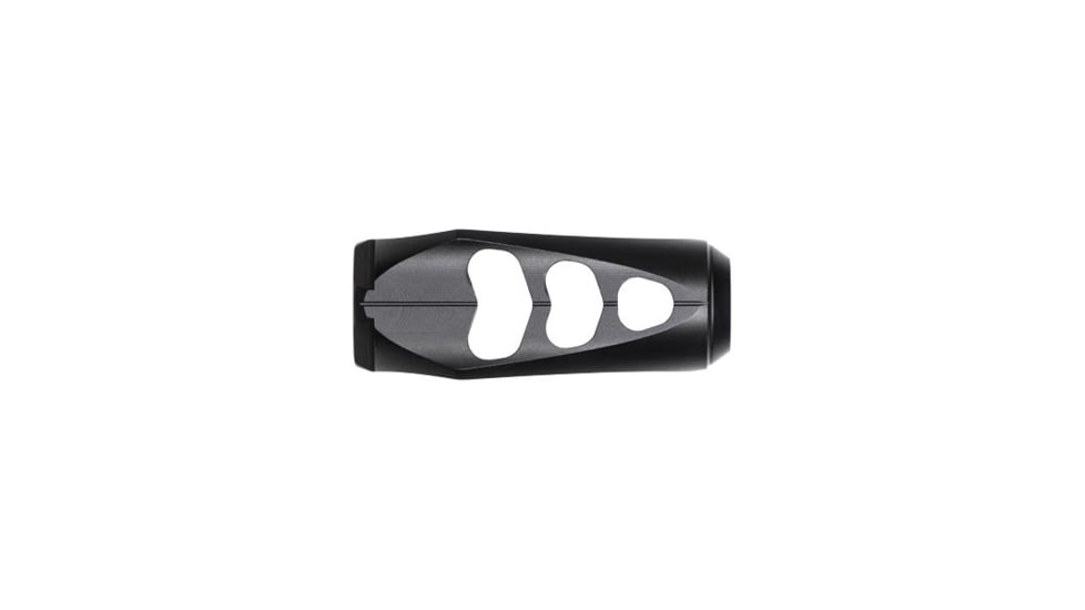Tyrant CNC CyberBrake Compensating Muzzle Brake, .223/5.56, 1/2x28, Black Chrome, TD-CB223-Black
