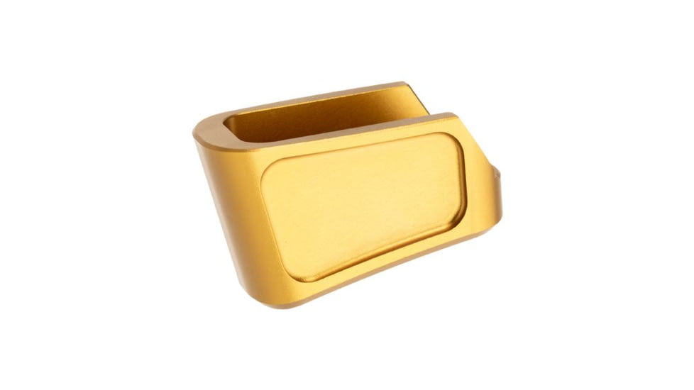 Tyrant CNC Glock 36 Compatible Magazine Extension, Gold, TD-G36MAGEX-GOLD-1RD