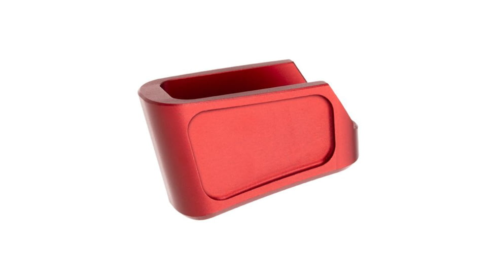 Tyrant CNC Glock 36 Compatible Magazine Extension, Red, TD-G36MAGEX-RED-1RD