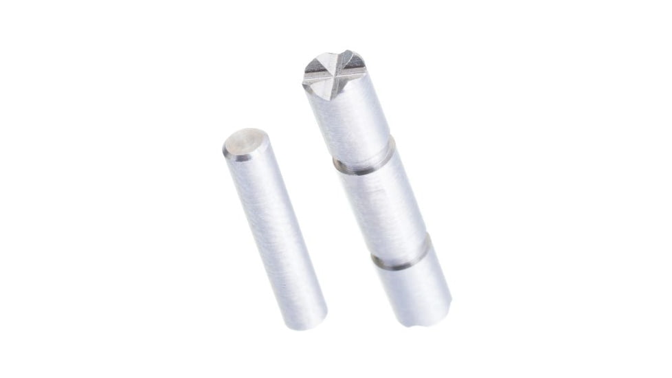 Tyrant CNC Glock 43/43X/48 Compatible Pins w/ Diamond Cut, Raw Steel, TD-GLP-DIA-48-RAW