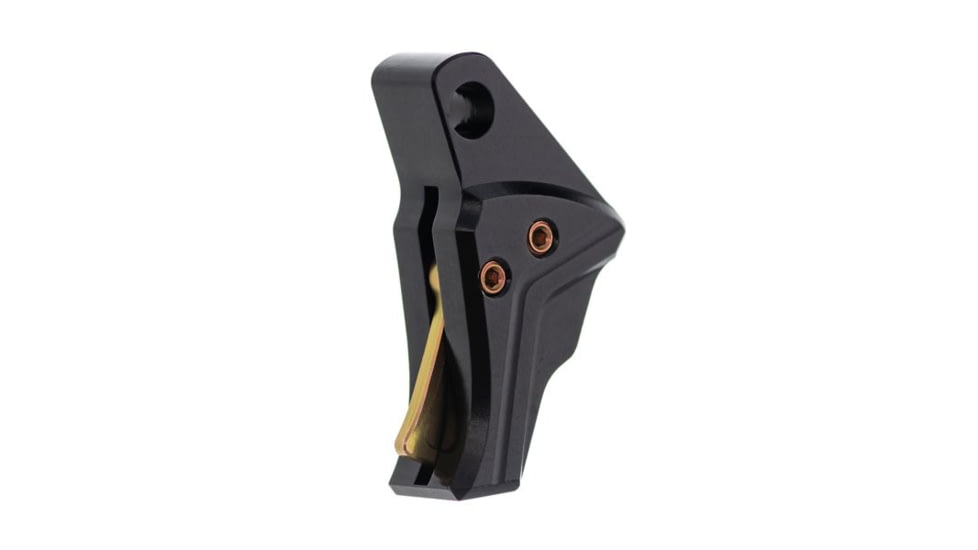 Tyrant CNC I.T.T.S Glock Hybrid Pistol Triggers, Black/Gold, TD-G43TRIG-Bla-G-Sc/Sa