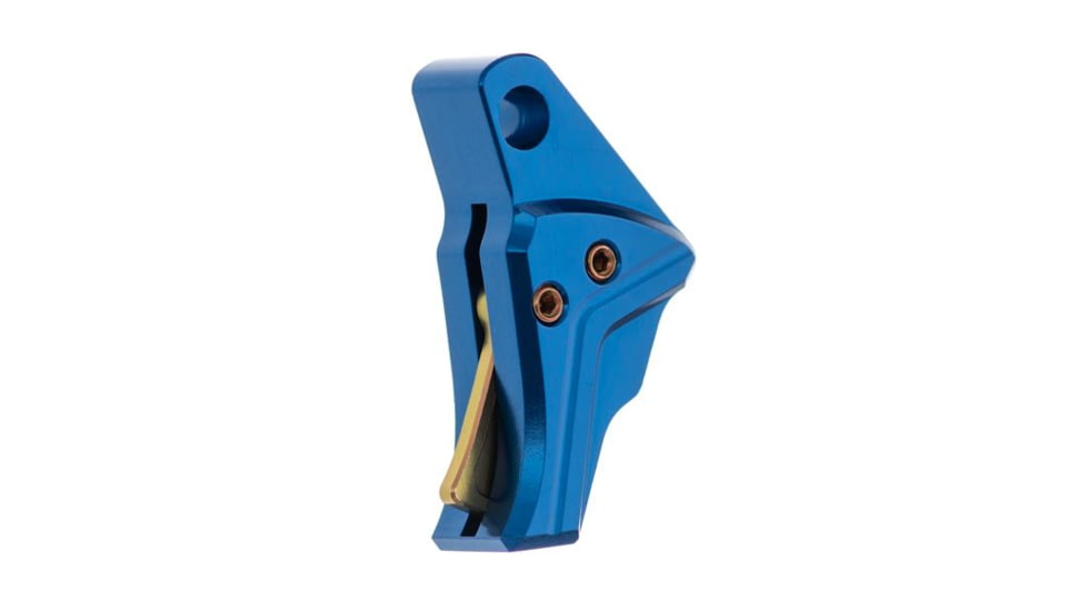 Tyrant CNC I.T.T.S Glock Hybrid Pistol Triggers, Blue/Gold, TD-G43TRIG-Blu-G-Sc/Sa