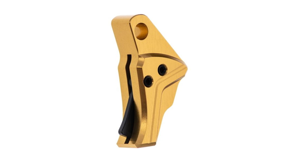 Tyrant CNC I.T.T.S Glock Hybrid Pistol Triggers, Gold/Black, TD-G43TRIG-G-Bla-Sc/Sa