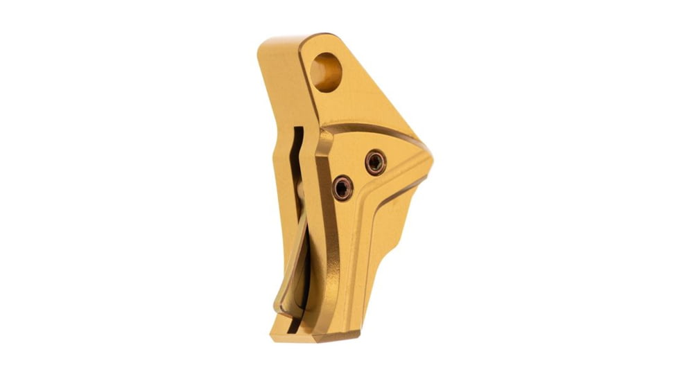 Tyrant CNC I.T.T.S Glock Hybrid Pistol Triggers, Gold/Gold, TD-G43TRIG-Go-Go-Sc/Sa