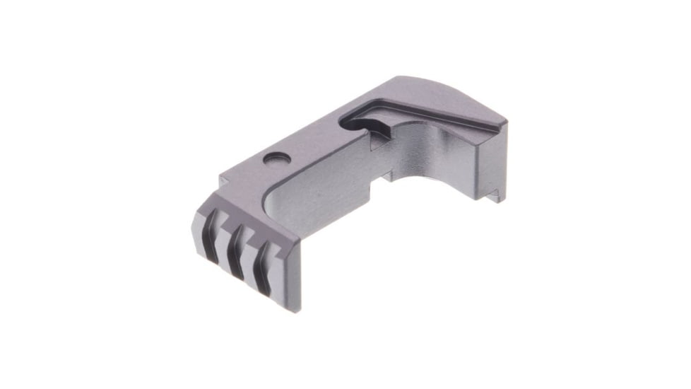 Tyrant CNC Glock 43X/48 Extended Magazine Release, Grey, TD-43X-48E-G