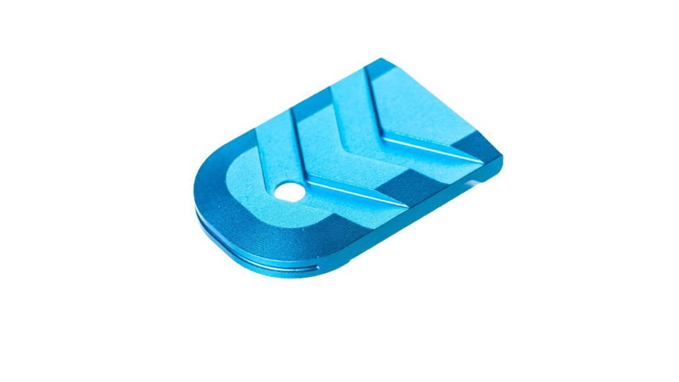 Tyrant CNC Glock 43x/48 SA15 Magazine Baseplate, Blue, TD-GFP43X-S15-Mag-Blue