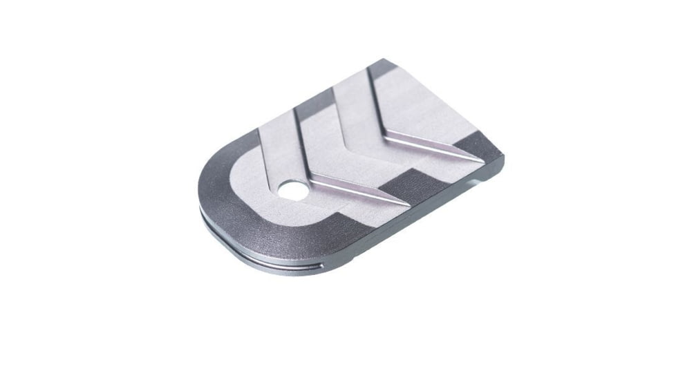 Tyrant CNC Glock 43x/48 SA15 Magazine Baseplate, Grey, TD-GFP43X-S15-Mag-Grey