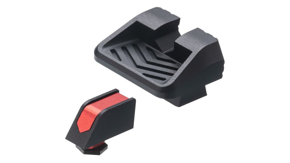 Tyrant CNC Glock Compatible Two-Piece Sights, 42/43/43X/48 , Red, TD-SIGHT2P-G48-Red