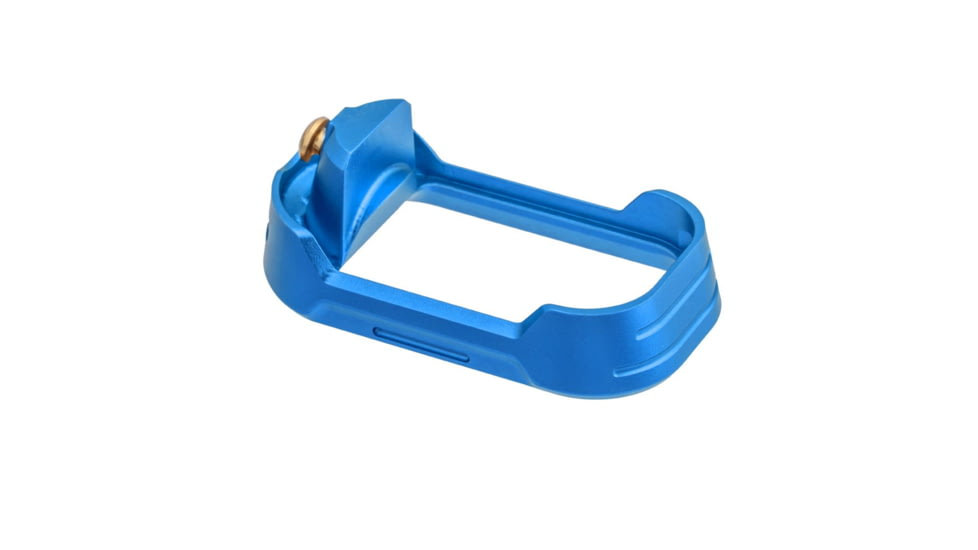 Tyrant CNC Glock Gen4 Magwell, G17/22/31/34/35, Blue/Gold, TD-G17MW-G4-Blu-GD Srw