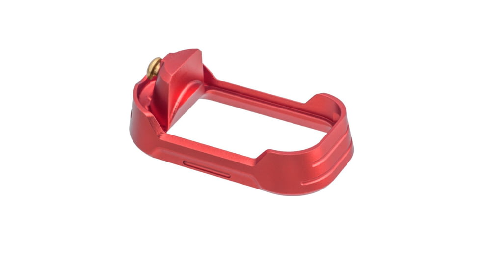 Tyrant CNC Glock Gen4 Magwell, G17/22/31/34/35, Red/Gold, TD-G17MW-G4-Red-GD Srw