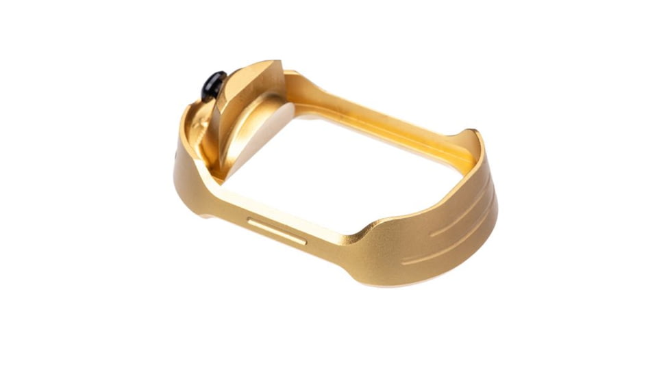 Tyrant CNC Glock Gen5 Magwell, G17/22/31/34/35, Gold/Black, TD-G17MW-G5-G-Bla-Sc