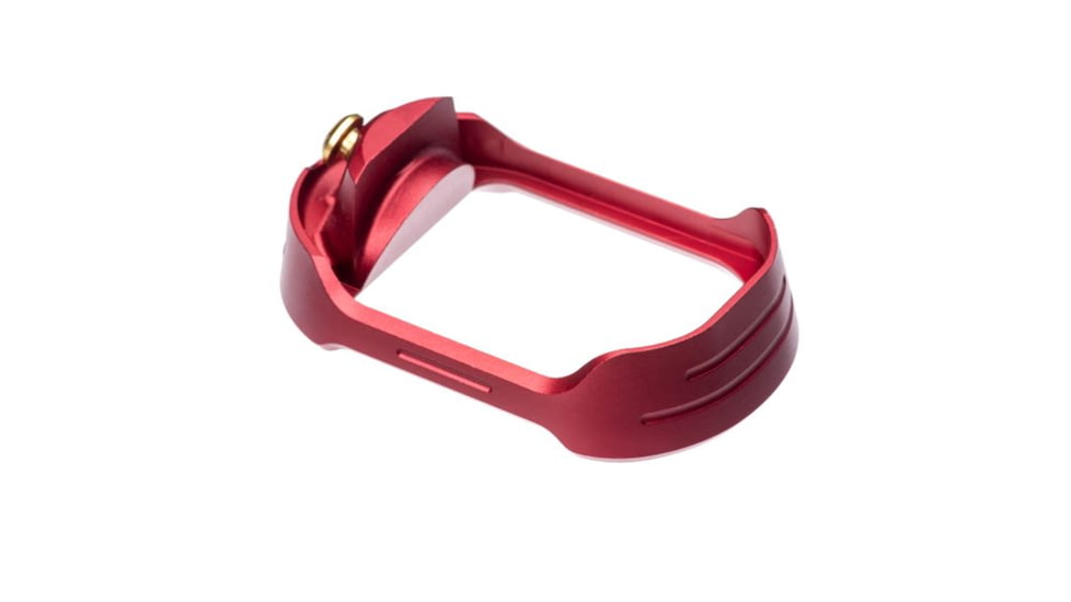 Tyrant CNC Glock Gen5 Magwell, G17/22/31/34/35, Red/Gold, TD-G17MW-G5-Red-GoldScew