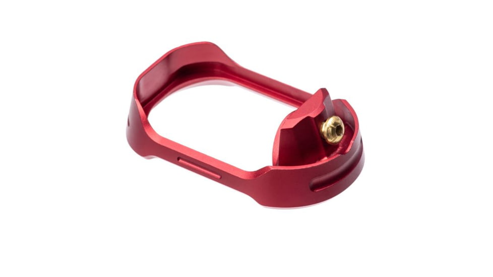 Tyrant CNC Glock Gen5 Magwell, G17/22/31/34/35, Red/Gold, TD-G17MW-G5-Red-GoldScew