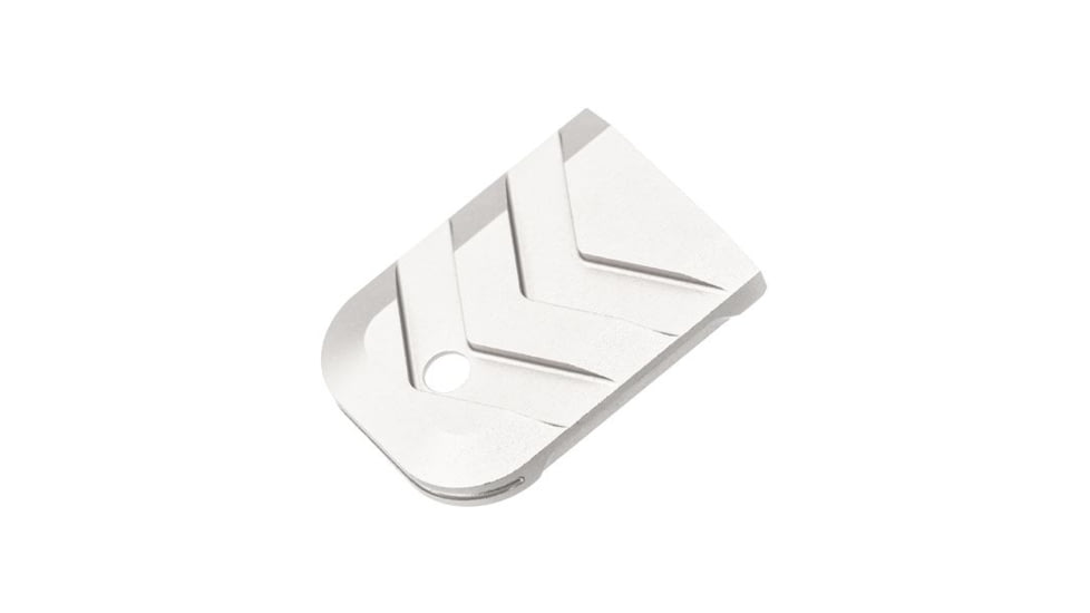 Tyrant CNC Glock Magazine Base Plate, Polished Aluminum, TD-GFP-Alu