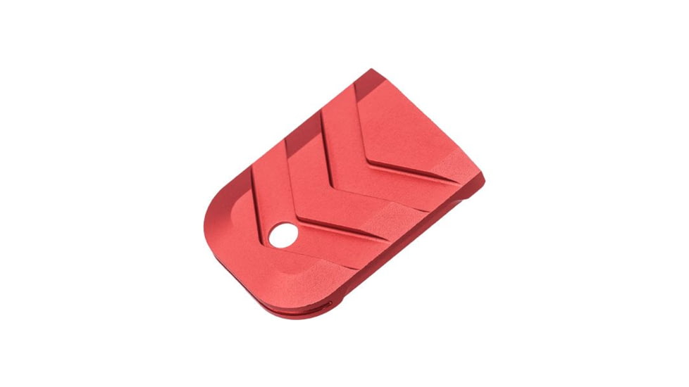 Tyrant CNC Glock Magazine Base Plate, Red, TD-GFP-Red
