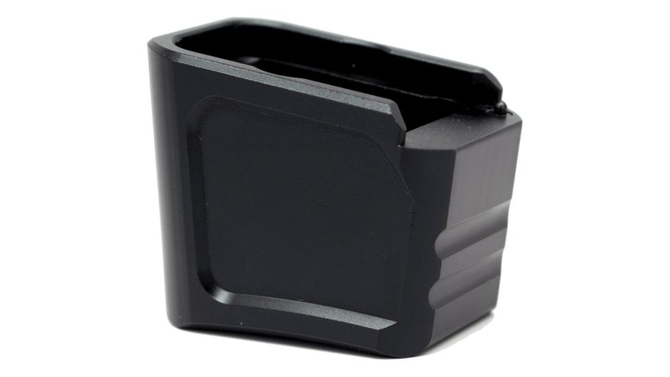 Tyrant CNC Glock Magazine Extension, G19/23, 9mm/.40, 4/5-Rounds, Black, TD-G19MAGEX-BLK