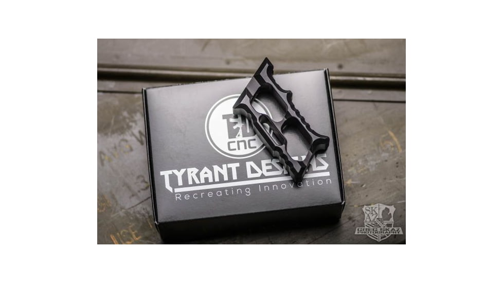 Tyrant CNC HALO Series MiniVert Grip MLOK, Blue, TD-552-B-M